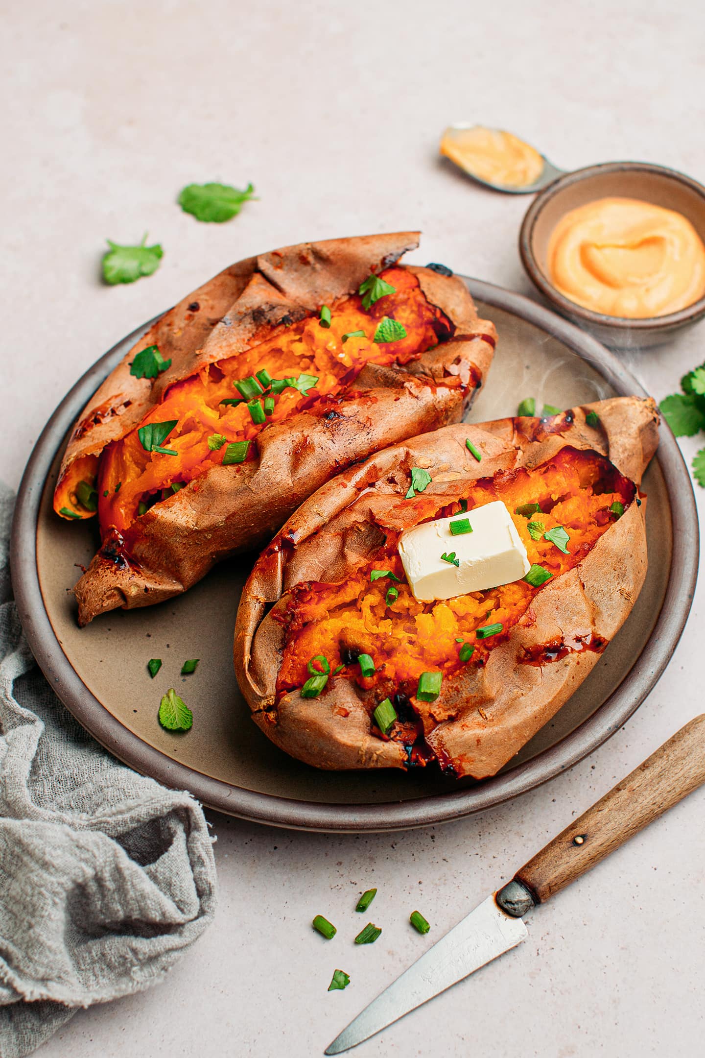 baked sweet potatoes