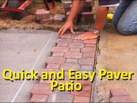 Laying Pavers Step 2