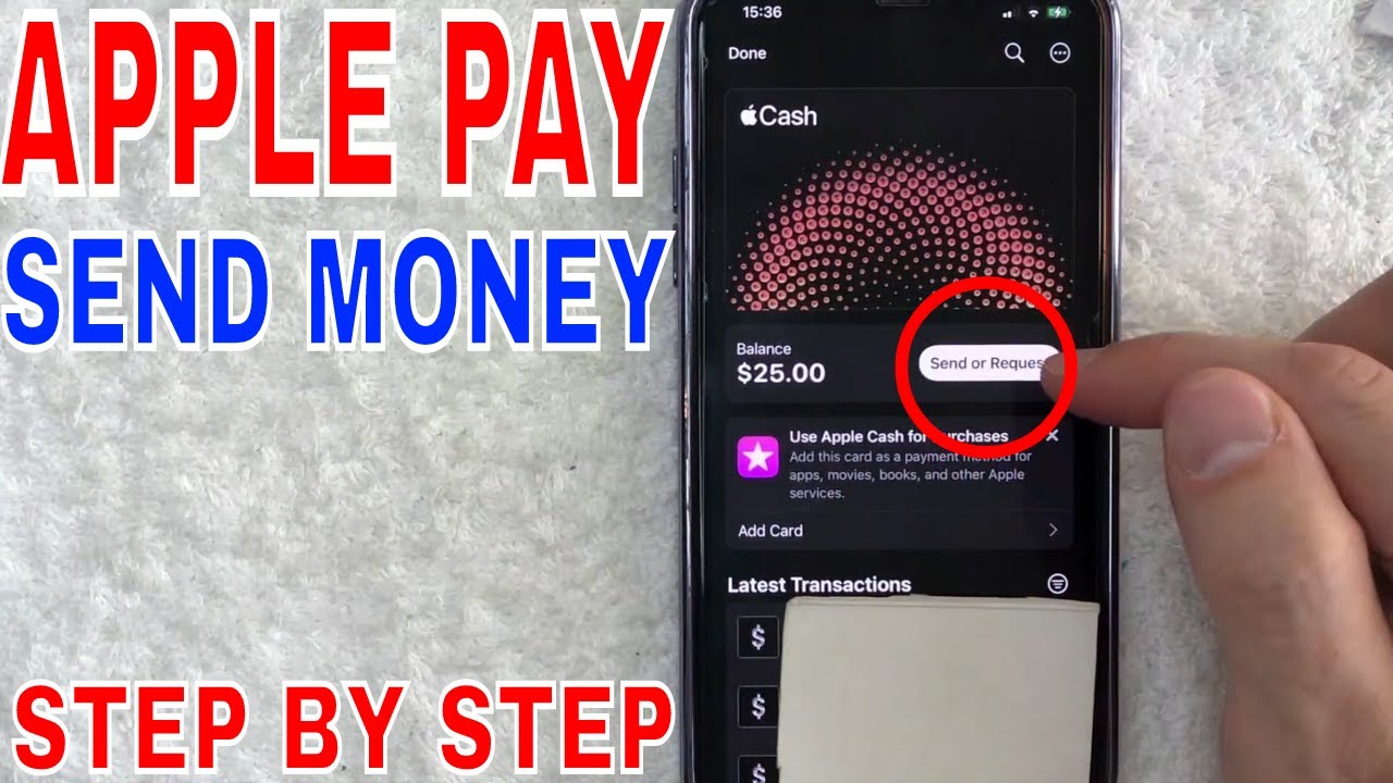 Using Apple Pay to Transfer Money