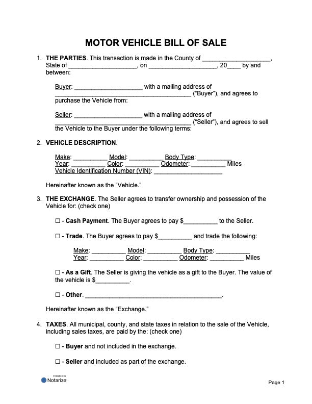 How to Properly Write a Bill of Sale for Your Modern Transactions in 2025