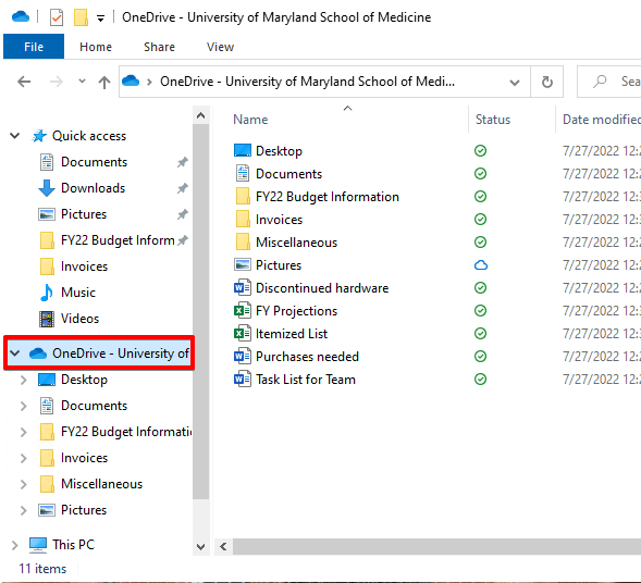 How to Sync OneDrive