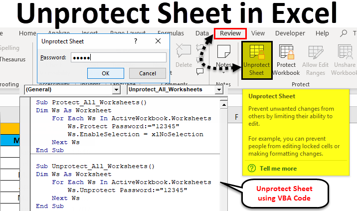 Unprotect Excel Process